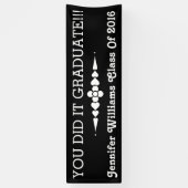 卒業した 横断幕 (縦)