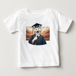 卒業するオオカミ ベビーTシャツ