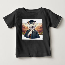 卒業するオオカミ ベビーTシャツ