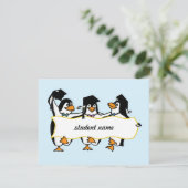 卒業するペンギンたちとバナー 案内状 (スタンド正面)