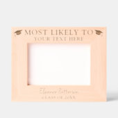 卒業する可能性が最も高い レーザー彫刻フレーム (正面)