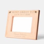 卒業する可能性が最も高い レーザー彫刻フレーム (左)