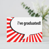 卒業だ！スピーチバブル 招待状 (スタンド正面)