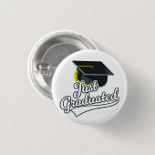 卒業だ! 缶バッジ (正面&裏面)