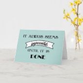 卒業とか就職証とか絶対無理みたいだし カード (黄色い花)