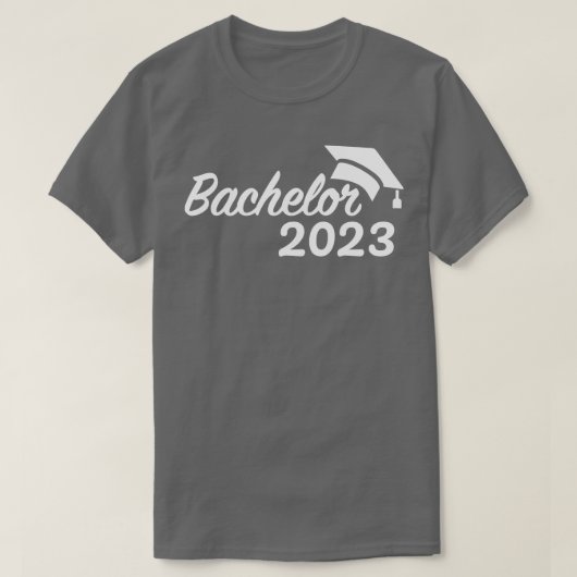 卒業と卒業生のための2023年学士 Tシャツ (デザイン正面)