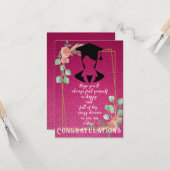 卒業と希望 カード (正面/裏面インサイチュ)