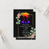 卒業と希望 カード (正面/裏面インサイチュ)