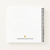 卒業に向けた知恵の言葉 ノートブック (裏面)