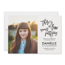 卒業に対する法律なし招待状