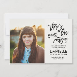 卒業に対する法律なし招待状 招待状