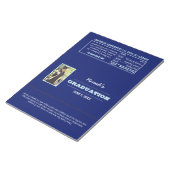 卒業のお気に入りXLキャンディラッパーメモ帳 ノートパッド (アングル)