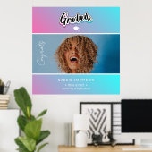 卒業のお知らせ ポスター (ホームオフィス)