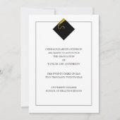 卒業のお知らせ 招待状 (正面)