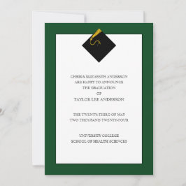 卒業のお知らせ 招待状