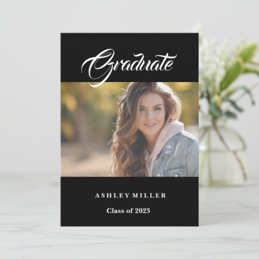 卒業のお知らせ 招待状 (スタンド正面)