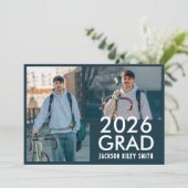 卒業のお知らせ 招待状 (スタンド正面)