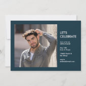 卒業のお知らせ 招待状 (裏面)