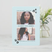 卒業のお知らせ 招待状 (スタンド正面)