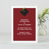 卒業のお知らせ 招待状 (スタンド正面)