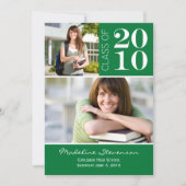 卒業のお知らせ 案内状 (正面)