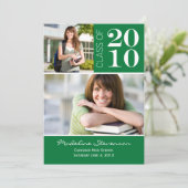 卒業のお知らせ 案内状 (スタンド正面)