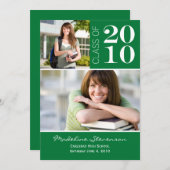 卒業のお知らせ 案内状 (正面/裏面)