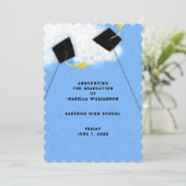卒業のお知らせ 案内状 (スタンド正面)