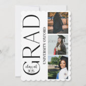 卒業のお知らせ, 2025年卒業生 卒業式のお知らせ 招待状 (裏面)