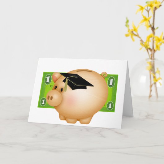 卒業のお祝いカード- SRF カード (黄色い花)