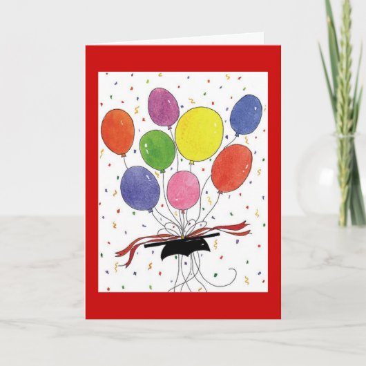 卒業のお祝い カード (正面)