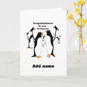 卒業のお祝い カード (黄色い花)