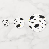 卒業のお祝い-テーブルの紙吹雪 コンフェッティ (正面)