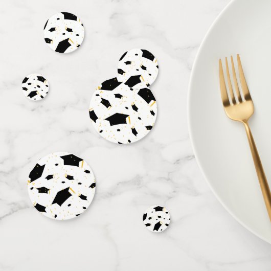 卒業のお祝い-テーブルの紙吹雪 コンフェッティ (グループ)