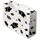 卒業のお祝い-大きいギフトバッグ ラージペーパーバッグ (裏面アングル)