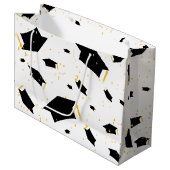 卒業のお祝い-大きいギフトバッグ ラージペーパーバッグ (正面アングル)