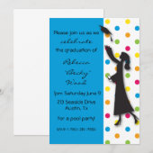 卒業のお祝い! 招待状 (正面/裏面)