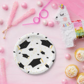 卒業のお祝い-紙皿 ペーパープレート (パーティー)