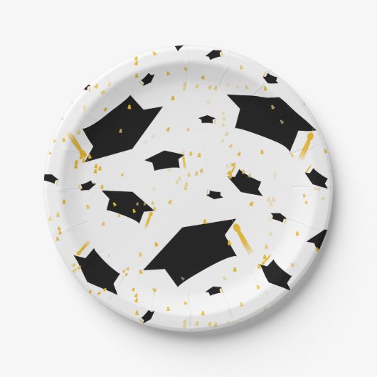 卒業のお祝い-紙皿 ペーパープレート (正面)