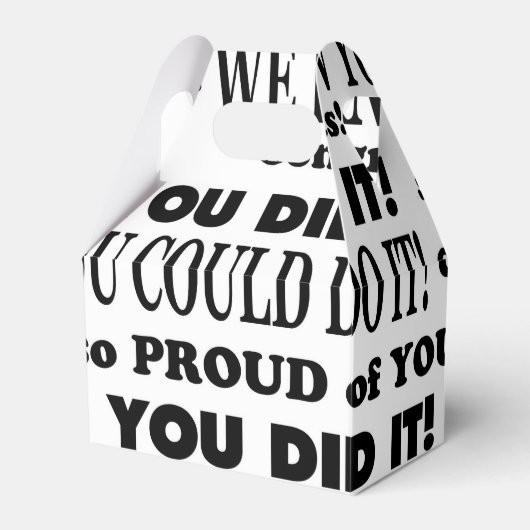 卒業のお願いボックス フェイバーボックス (正面サイド)