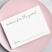 卒業のための手書きスクリプトアドバイス エンクロージャーカード