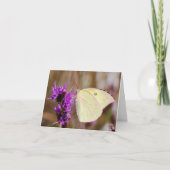 卒業のための蝶感動的と カード (正面)