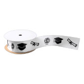 卒業のふさの免状の世界のギフト用包装紙 サテンリボン (リール)