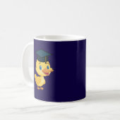 卒業のアヒル アヒルちゃん コーヒーマグカップ (正面左)