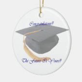 卒業のオーナメント セラミックオーナメント (左)