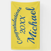 卒業のオープンハウスのパーティー 横断幕 (縦)