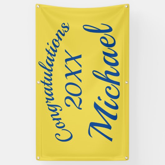 卒業のオープンハウスのパーティー 横断幕 (縦)