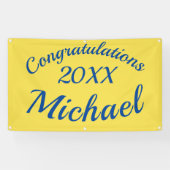 卒業のオープンハウスのパーティー 横断幕 (横)