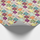 卒業のギフト用包装紙のカスタムな写真の紙 ラッピングペーパー (角)