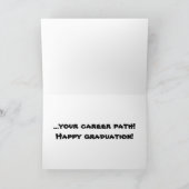 卒業のクラスのユーモア カード (内部)